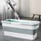 Foldable Mop Bucket Large Rectangular Laundry Barrel SpaceSaving Reusable Household Cleaning Basin 3