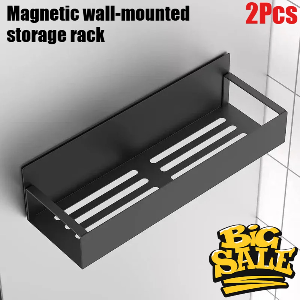 Magnetic Storage Shelf Space Saving Kitchen Organizer Rack 1