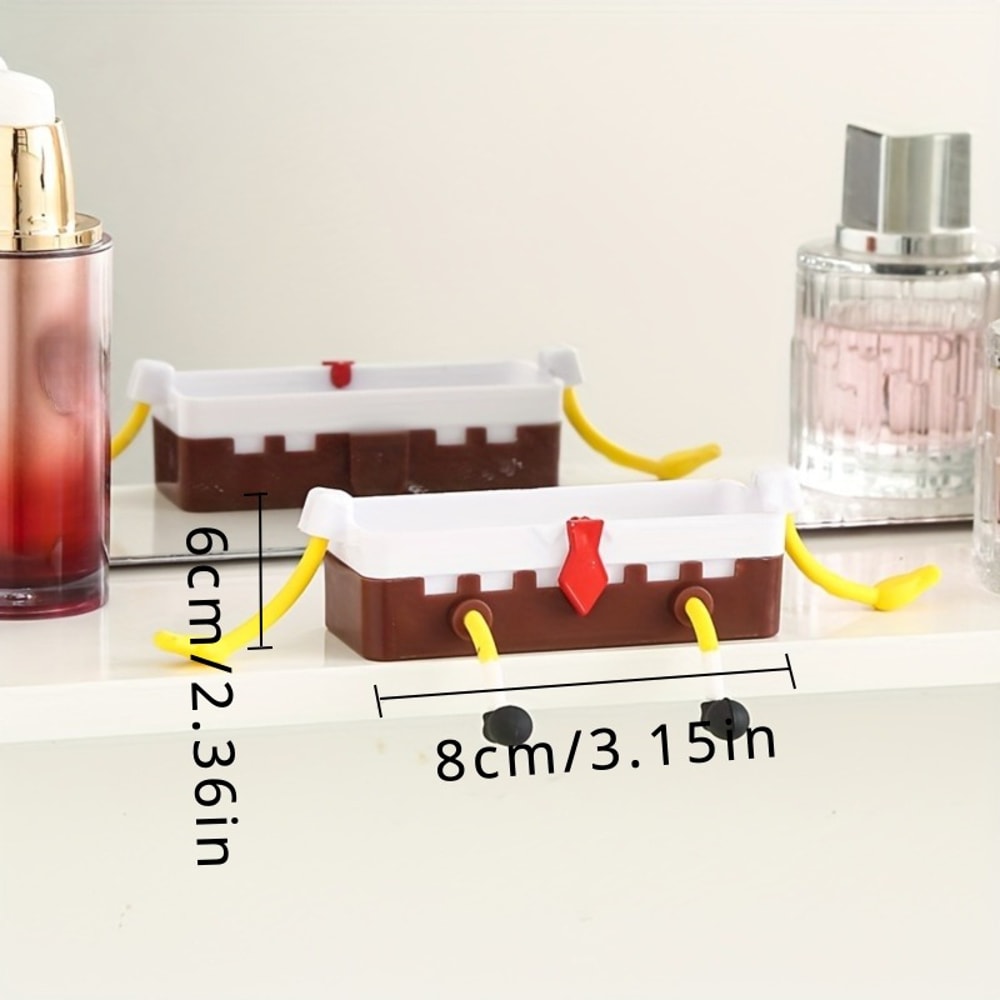 Cartoon Wash Dish Sink Drain Rack Dish Washing Sponge Storage Shelf Household Sponge Holder Organiz 2