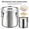 Stainless Steel Kitchen Canister For Food Sugar Oil And Milk Storage 1