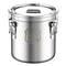 Stainless Steel Kitchen Canister For Food Sugar Oil And Milk Storage 5