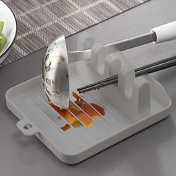 kitchen spatula rack, soup spoon mat, chopsticks rack, household counter top organizer
