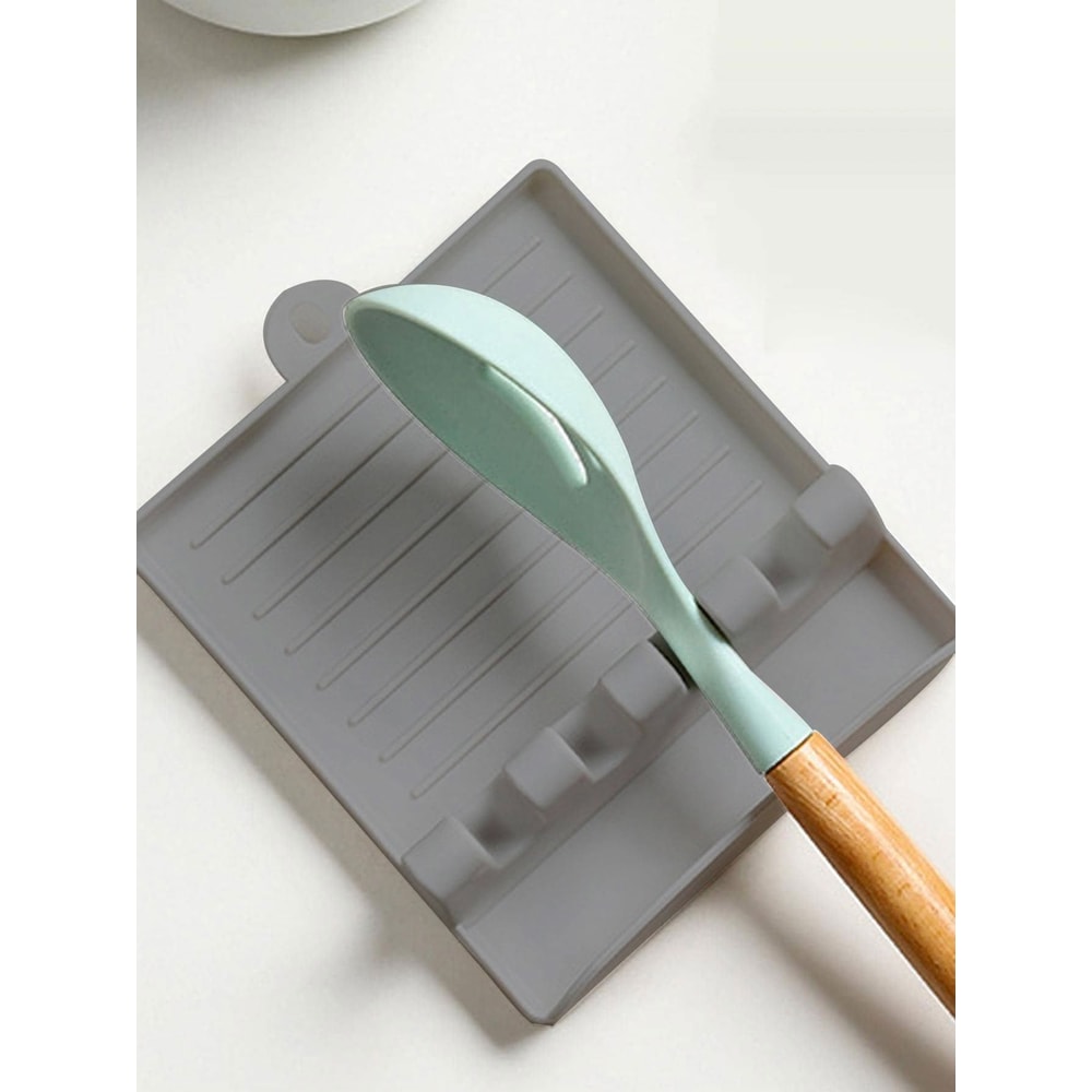 Kitchen Spatula Rack Soup Spoon Mat Chopsticks Rack Household Counter Top Organizer 5