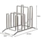 Stainless Steel Pot Lid Storage Rack Multifunction Cutting Board Kitchen Placement Rack Pot Utensil 5