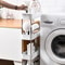 Movable Gap Storage Rack, Slim Rolling Utility Cart for Kitchen, Bathroom, Living Room