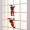 Santa Claus On Ladders Wall Hanging Polyethylene Statue No Battery Required Festival Party Decorat 0