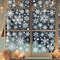 Christmas Snowflake Window Flowers PVC Electrostatic Stickers For Glass Reusable Winter Decorative 0