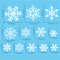 Christmas Snowflake Window Flowers PVC Electrostatic Stickers For Glass Reusable Winter Decorative 5