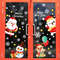 Christmas Snowflake Window Flowers PVC Electrostatic Stickers For Glass Reusable Winter Decorative 8