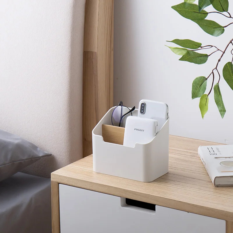 Multi Function Storage Box TV Air Conditioner Remote Organizer Practical Tissue Box Home Cosmetic S 2