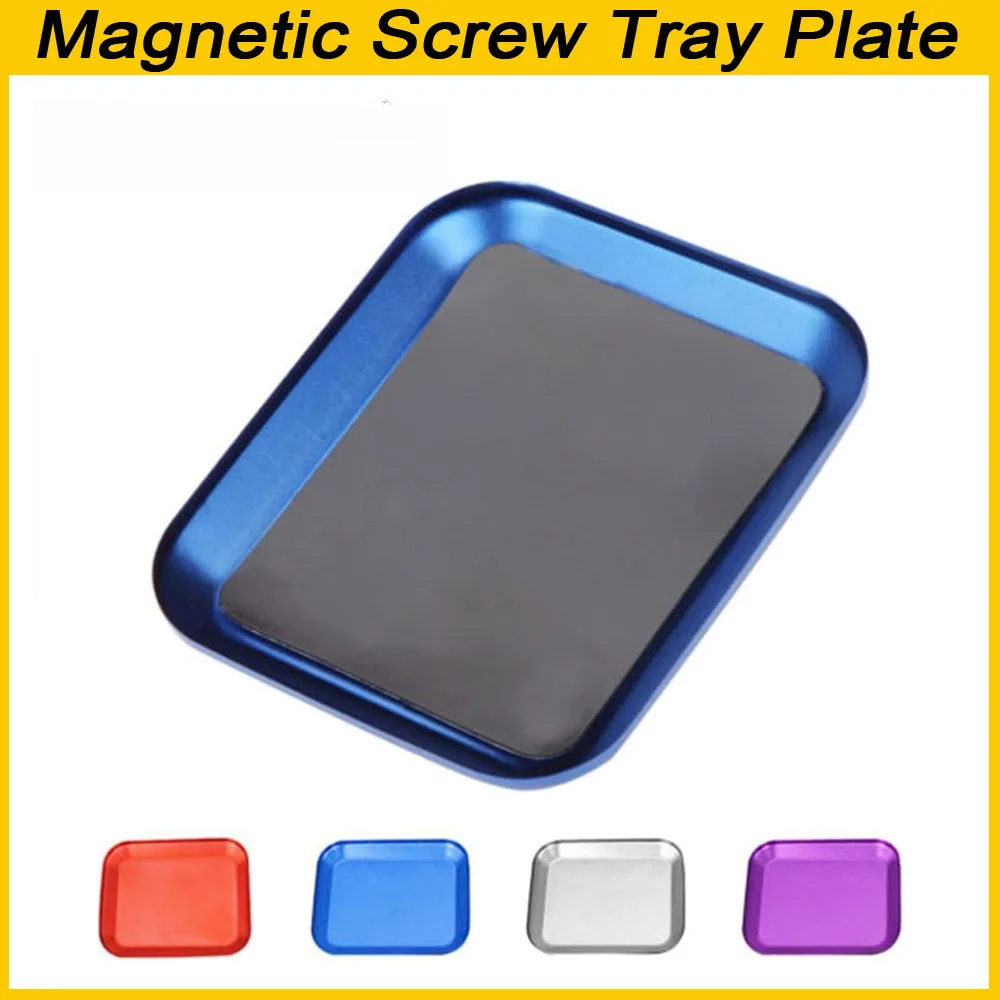 RC Repair Tool Aluminium Alloy Magnetic Screw Tray Plate For Axial Boat Car Crawler Model Repair To 1