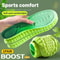 Sport Insoles Cushion PU High Stretch Shock Resistant Anti Bacterial Breathable Insoles For Comfort 1