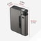 Portable Automatic Cigarette Case Metal Holder Box for King Size Cigarettes Gift for Men