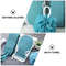Body Cleaning Wash Cloth Soft Brush Shower Ball Back Scrubber Set Exfoliating Skin Towel Bath Glove 3