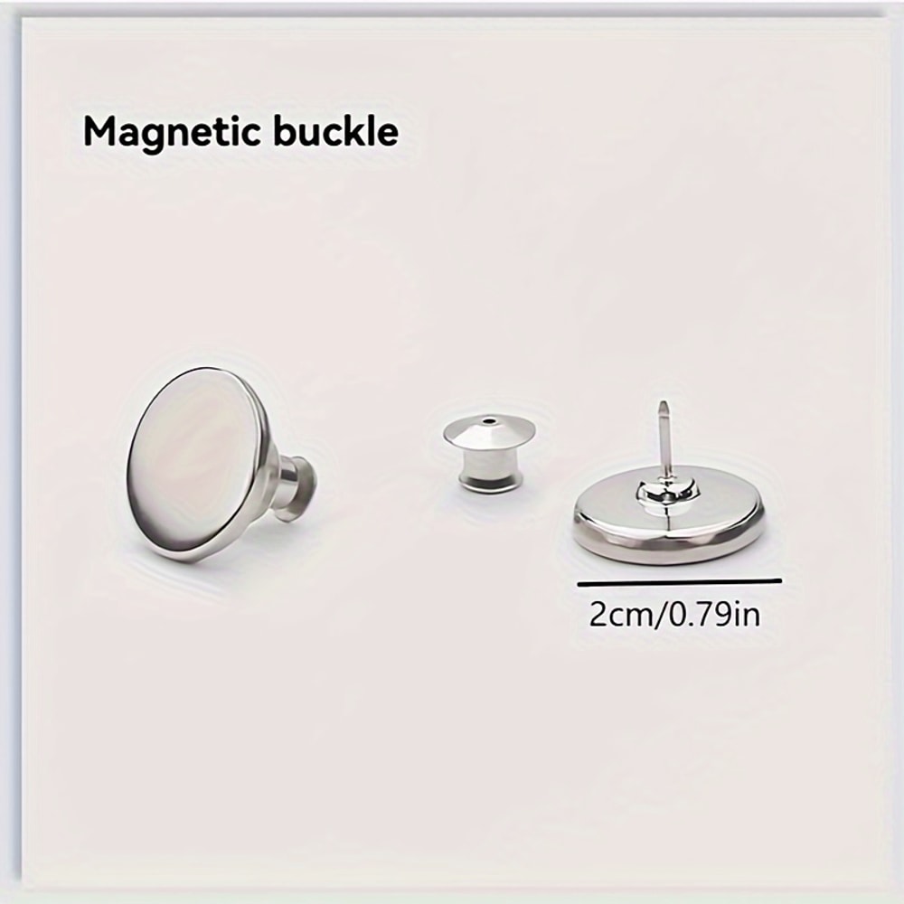 Modern Metal Magnetic Hook Easy To Install WallMounted Magnetic Buckle For Curtains 2