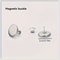 Modern Metal Magnetic Hook Easy To Install WallMounted Magnetic Buckle For Curtains 2