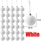 White Red Velvet Christmas Balls Ornaments Tree Hanging Pendants 6