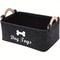 Felt pet toy box, storage basket box, dog toy box for organising pets