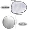 Car Steering Wheel Sun Shade Double Thick Sun Protection AntiUV Foldable Sunscreen Cover Silver Car 3