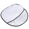 Car Steering Wheel Sun Shade Double Thick Sun Protection AntiUV Foldable Sunscreen Cover Silver Car 6