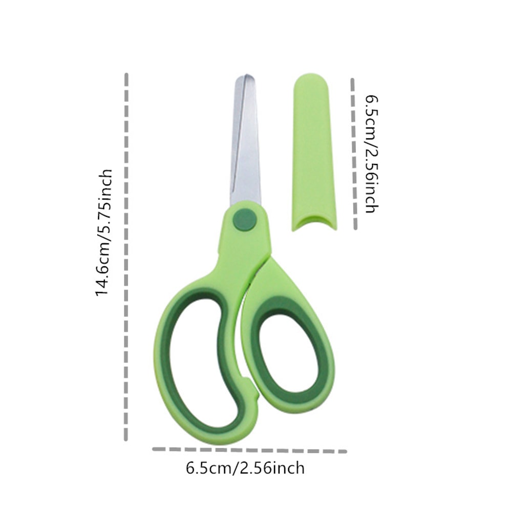 Safety Scissors For Kids Lefthanded Scissors DIY Paper Cutting Tool 1