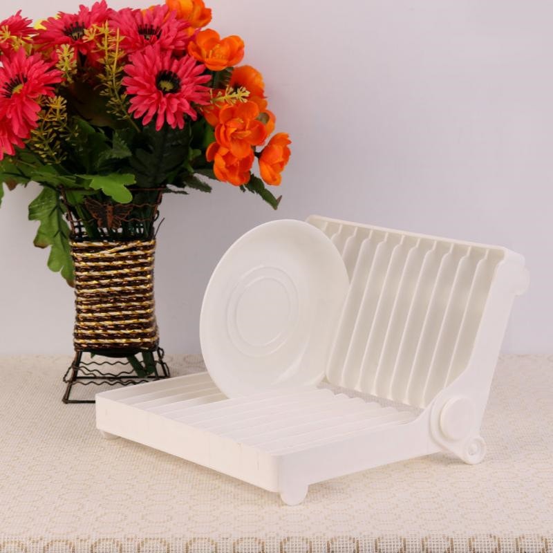 Creative Dish Plate Drain Rack Kitchen Tableware Drying Tray MultiFunctional Cup Storage Holder 1