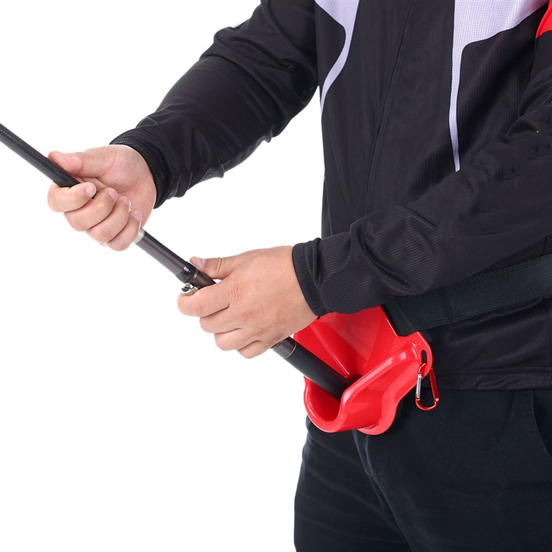 Durable Fishing Fighting Belt Adjustable Waist Rod Holder Quality Boat Fishing Accessories 5