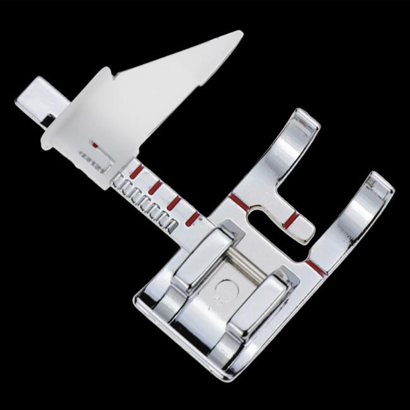 Adjustable Guide Sewing Machine Presser Foot For Shank SnapOn Singer Janome Juki Brother Baby Lock 4