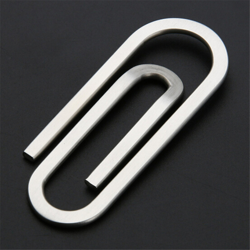 Stainless Steel Money Clips For Paper And Banknotes Creative Design 1