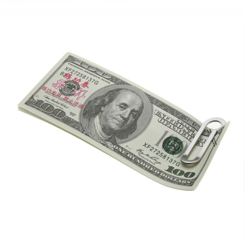 Stainless Steel Money Clips For Paper And Banknotes Creative Design 2
