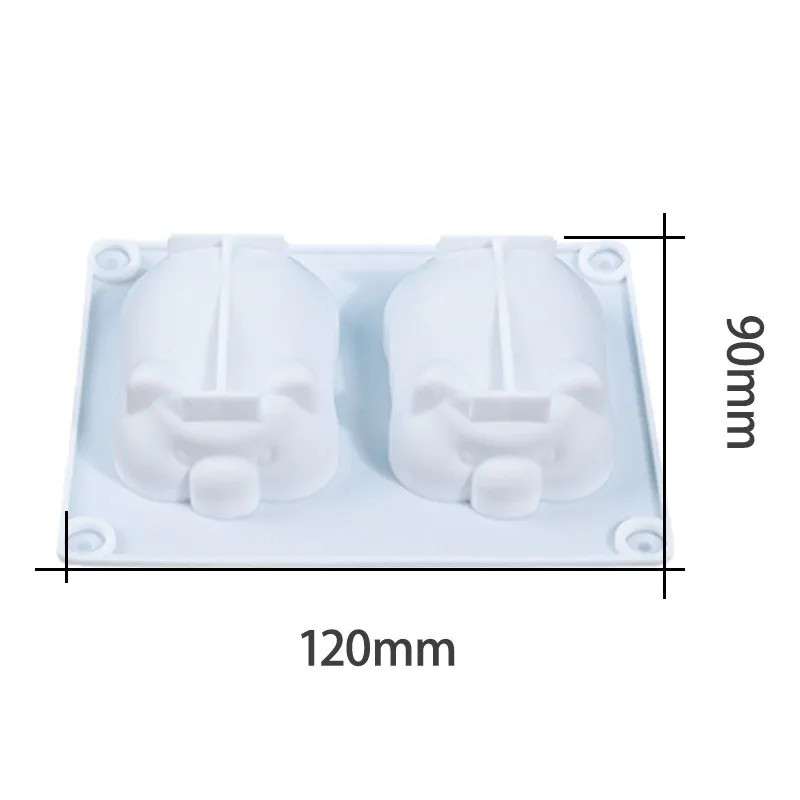 Easter Bunny Piggy Mold Silicone Jelly Mousse Dessert Cake Decor Tool For Baking And Candy Making 5