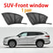 Premium Breathable Mosquito Net Window Screen Set For Front And Rear Windows UV Protection Car Suns 8