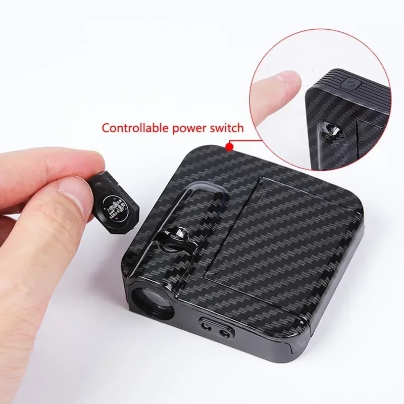 Wireless Battery Powered Car Door Projector HD Laser Auto Accessory No Wiring Required For Easy Nig 4