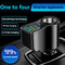 Digital Display Car Charger Dual USB Multifunctional OnetoThree Cigarette Lighter Fast Charging 2