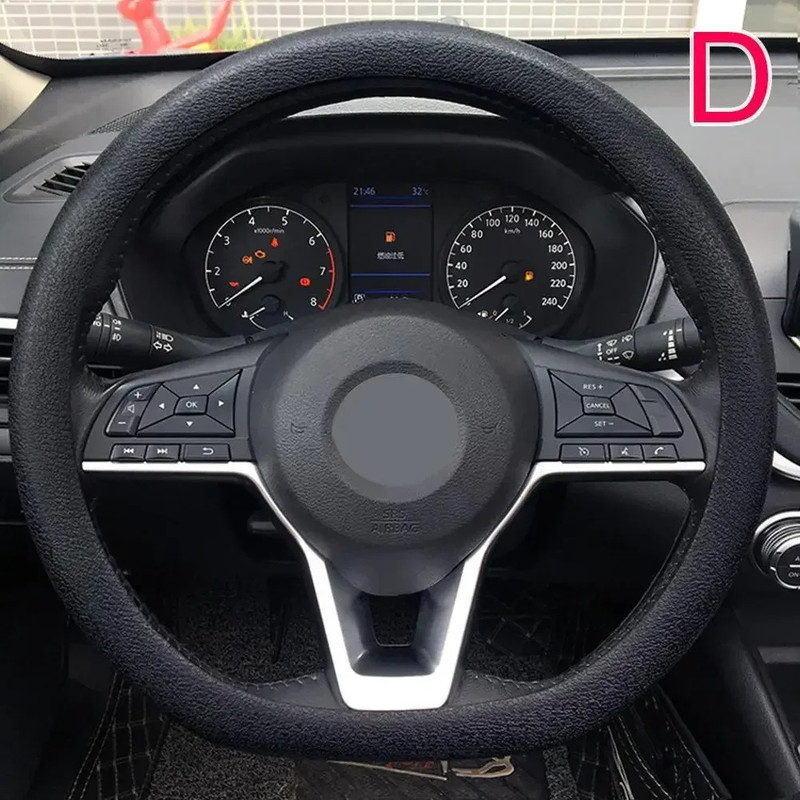 Silicone Steering Wheel Cover Elastic Glove Soft Touch For Car Interior Various Colors Available 9