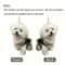 Flat Acrylic Cute Puppy Pendant Holiday Gift Rear View Mirror Decoration Backpack Pendant 4
