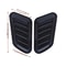 Car Universal Vent Hood Decorative Sticker Carbon Fibre Side Vent Air Outlet 2