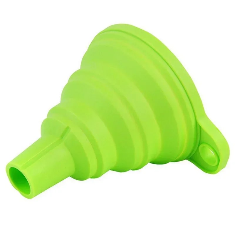 Portable Silicone Funnel Telescopic Folding Fuel Funnel For Cars And Motorcycles 0
