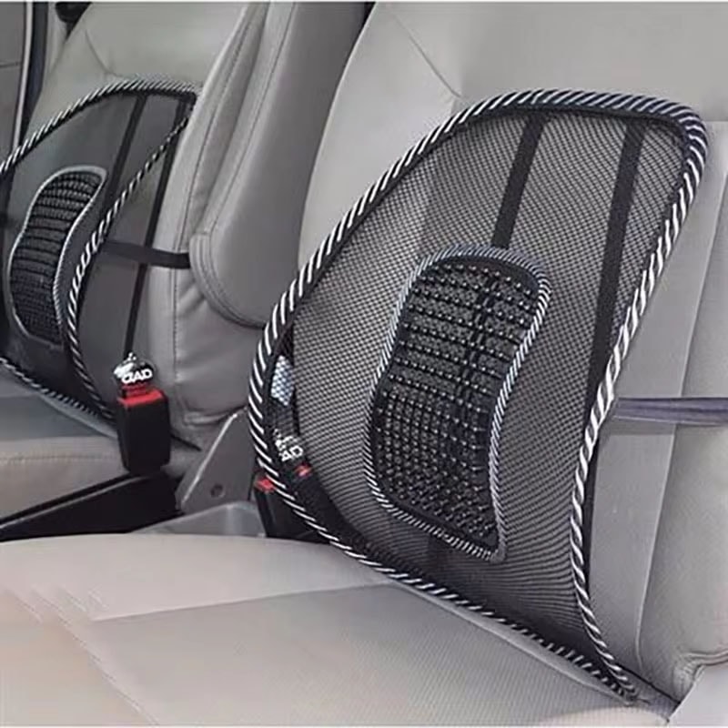 Car Seat Backrest Cushion Mesh Breathable Lumbar Support For Easy Driving 0