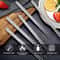Pairs Stainless Steel Chopsticks Nonslip Metal Sushi Chopstick Set Food Tableware 4