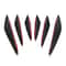 Universal Carbon Wire Pattern Car Spoiler Crescent Shaped Modification Front Bumper Side Skirt Part 5
