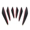 Universal Carbon Wire Pattern Car Spoiler Crescent Shaped Modification Front Bumper Side Skirt Part 5