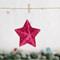 Gold Glitter Star Ornaments Christmas Tree Pendant Festive Party Decorations 4