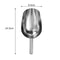 Stainless Steel Ice Shovel MultiFunctional Measuring Spoons For Flour Coffee Beans Grain And More 5