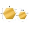 Hexagon Acrylic Mirror Wall Sticker Removable DIY Bathroom Tiles Gold Silver Mosaic Home Decor 4