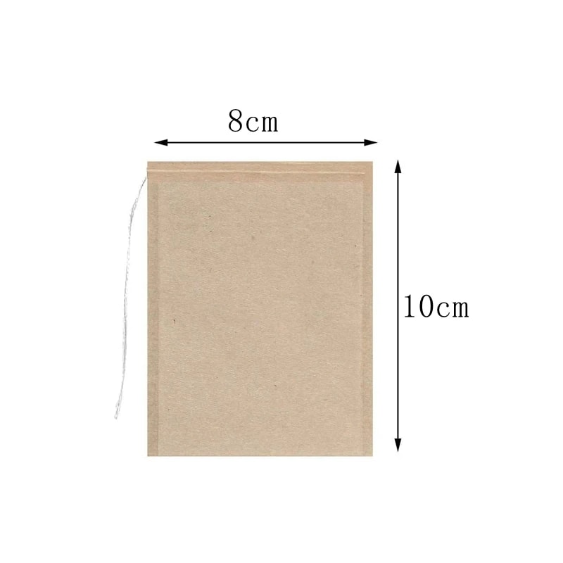 Tea Bags With Drawstring Filter For Coffee Herbal Tea And Powdered Medicine Biodegradable Paper Bag 8