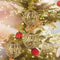 Christmas Gold Ball Ornament Hanging Xmas Tree Baubles Golden Dusted Christmas Decoration Party Tre 1