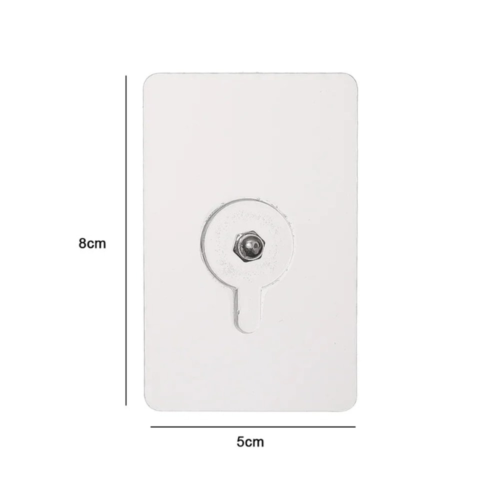 Self Adhesive Wall Hooks Clear Stickers Picture Frame Nails Punch Free Hanging Screws For Home Phot 4