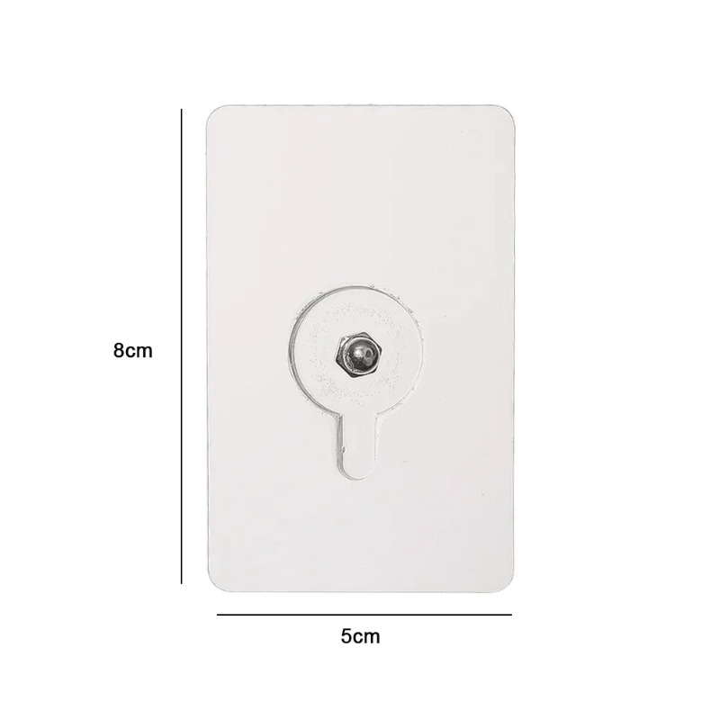 Self Adhesive Wall Hooks Clear Stickers Picture Frame Nails Punch Free Hanging Screws For Home Phot 4