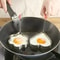 Stainless Steel Heart Pancake Maker Fried Egg Mold For Breakfast Omelette Rings 1